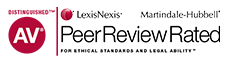 AV Distinguished | Peer Review rated | Martindale-Hubbell | For Ethical Standards And Legal Ability